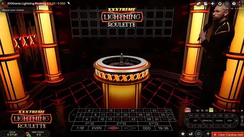 XXXtreme Lightning Roulette